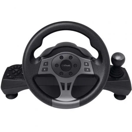 Trust Gaming GXT 289 MOVI Volante con Pedales para PC, Xbox Series X/S, Switch y PS4